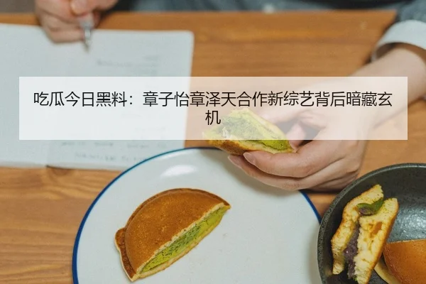 吃瓜今日黑料：章子怡章泽天合作新综艺背后暗藏玄机